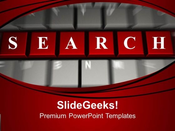 Search Word On Keyboard PowerPoint Templates Ppt Backgrounds For Slides 0113 Search Word On Keyboard PowerPoint Templates Ppt Backgrounds For Slides 0113