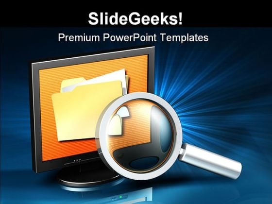 Searching For Data Internet PowerPoint Template 1110 Searching For Data Internet PowerPoint Template 1110