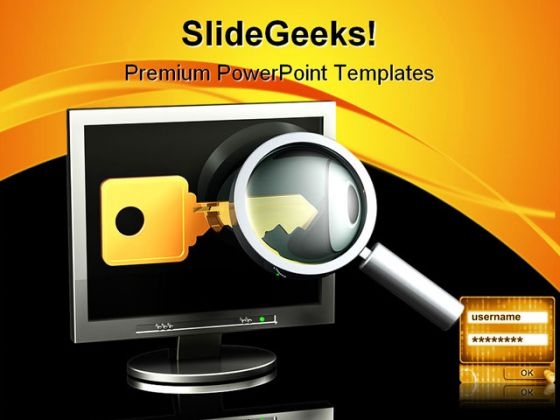 Searching For The Password Computer PowerPoint Themes And PowerPoint Slides 0411 Searching For The Password Computer PowerPoint Themes And PowerPoint Slides 0411