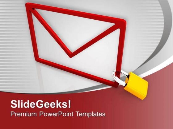 Secure Email Technology PowerPoint Templates Ppt Backgrounds For Slides 0413 Secure Email Technology PowerPoint Templates Ppt Backgrounds For Slides 0413