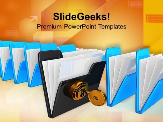 Secure Folders Computer PowerPoint Templates And PowerPoint Themes 1012 Secure Folders Computer PowerPoint Templates And PowerPoint Themes 1012