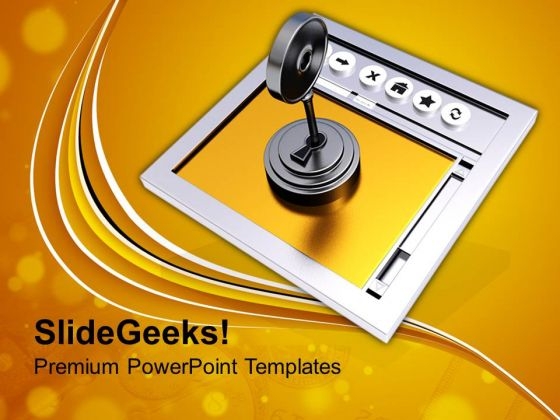 Secure Internet Access Security PowerPoint Templates Ppt Backgrounds For Slides 0113 Secure Internet Access Security PowerPoint Templates Ppt Backgrounds For Slides 0113
