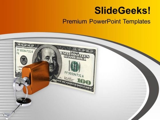 Secure Your Money PowerPoint Templates Ppt Backgrounds For Slides 0413 Secure Your Money PowerPoint Templates Ppt Backgrounds For Slides 0413