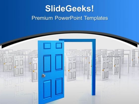 See The Door Of Success PowerPoint Templates Ppt Backgrounds For Slides 0813 See The Door Of Success PowerPoint Templates Ppt Backgrounds For Slides 0813
