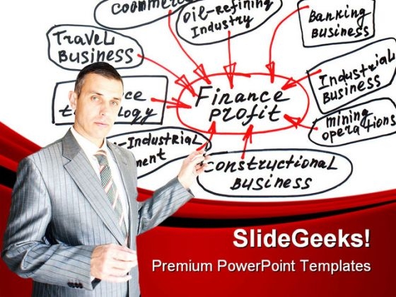 Serious Speaker Business PowerPoint Templates And PowerPoint Backgrounds 0411