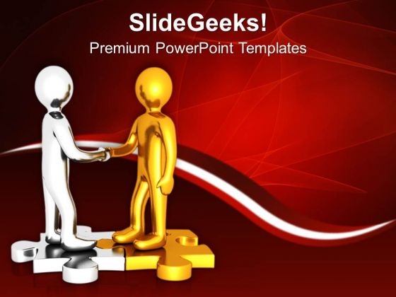 Shake Hand With Business Partner For Growth PowerPoint Templates Ppt Backgrounds For Slides 0613