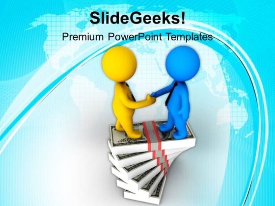 Shake Hands With Right Customers PowerPoint Templates Ppt Backgrounds For Slides 0713