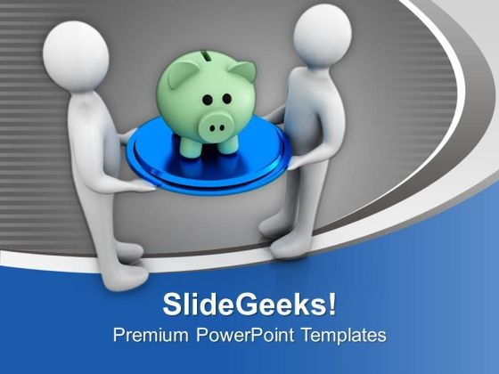 Share The Savings For Future Growth PowerPoint Templates Ppt Backgrounds For Slides 0613 Share The Savings For Future Growth PowerPoint Templates Ppt Backgrounds For Slides 0613