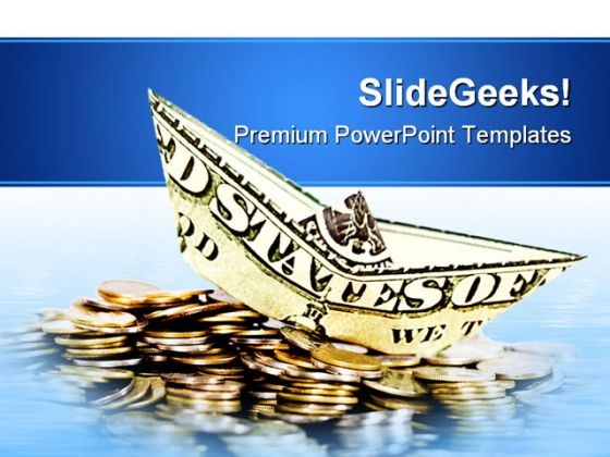 Ship Money PowerPoint Themes And PowerPoint Slides 0211