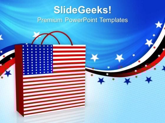 Shopping Bag Americana PowerPoint Templates Ppt Backgrounds For Slides 1212 Shopping Bag Americana PowerPoint Templates Ppt Backgrounds For Slides 1212