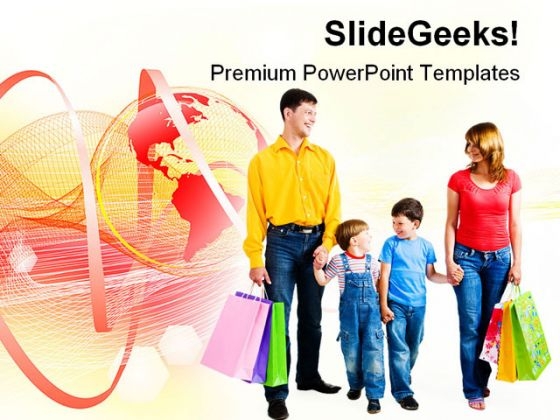 Shopping Family PowerPoint Templates And PowerPoint Backgrounds 0511 Shopping Family PowerPoint Templates And PowerPoint Backgrounds 0511