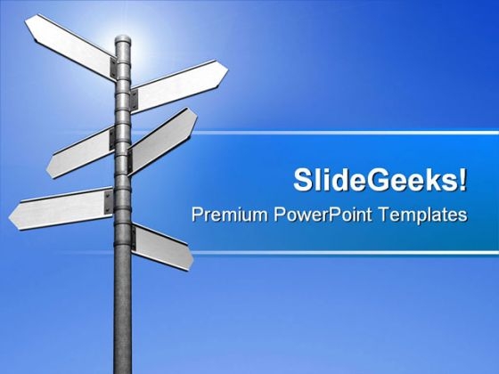 Signpost Path Symbol PowerPoint Templates And PowerPoint Backgrounds 0811 Signpost Path Symbol PowerPoint Templates And PowerPoint Backgrounds 0811