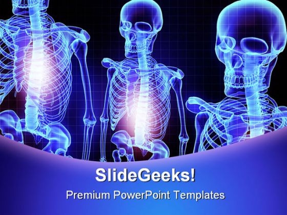 Skeleton Medical PowerPoint Template 1110