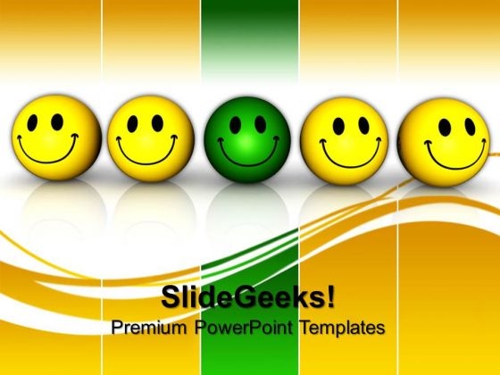 Smiley Team With Leadership PowerPoint Templates And PowerPoint Themes 0812 Smiley Team With Leadership PowerPoint Templates And PowerPoint Themes 0812