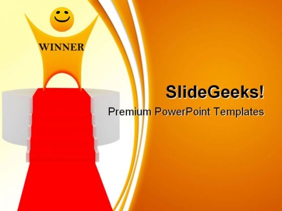 Smiley Winner Success PowerPoint Templates And PowerPoint Backgrounds 0211 Smiley Winner Success PowerPoint Templates And PowerPoint Backgrounds 0211