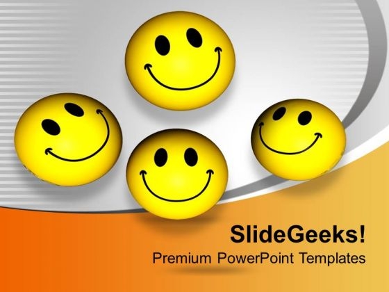 Smileys With Happy Face Joy Peace PowerPoint Templates Ppt Backgrounds For Slides 0313 Smileys With Happy Face Joy Peace PowerPoint Templates Ppt Backgrounds For Slides 0313