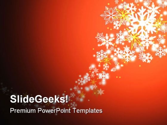 Snow Flakes Beauty PowerPoint Background And Template 1210 Snow Flakes Beauty PowerPoint Background And Template 1210