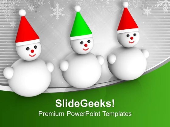 Snowman Object Shape X-max PowerPoint Templates Ppt Backgrounds For Slides 0113 Snowman Object Shape X-max PowerPoint Templates Ppt Backgrounds For Slides 0113
