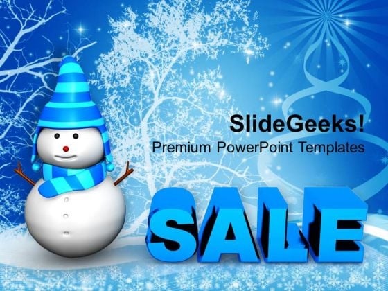 Snowman With Christmas Sale Shopping PowerPoint Templates Ppt Backgrounds For Slides 1112 Snowman With Christmas Sale Shopping PowerPoint Templates Ppt Backgrounds For Slides 1112