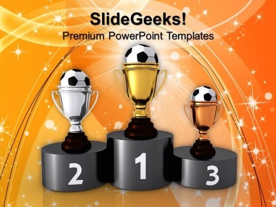 Soccer Trophies And Podium Business PowerPoint Templates And PowerPoint Themes 1012 Soccer Trophies And Podium Business PowerPoint Templates And PowerPoint Themes 1012
