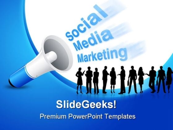 Social Media Marketing Business PowerPoint Background And Template 1210 Social Media Marketing Business PowerPoint Background And Template 1210