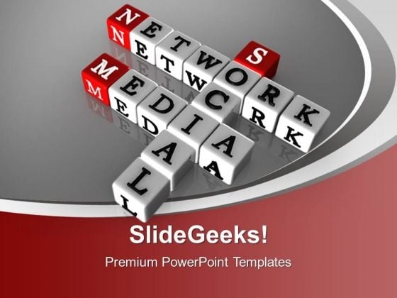 Social Network Crosswords Intenet PowerPoint Templates Ppt Backgrounds For Slides 1212 Social Network Crosswords Intenet PowerPoint Templates Ppt Backgrounds For Slides 1212