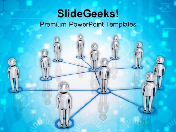 Social Network Team Business PowerPoint Templates Ppt Backgrounds For Slides 1112