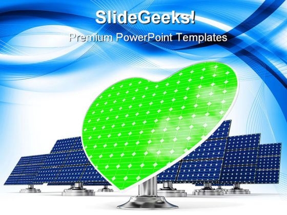 Solar Panels Green Heart Technology PowerPoint Templates And PowerPoint Backgrounds 0211 Solar Panels Green Heart Technology PowerPoint Templates And PowerPoint Backgrounds 0211