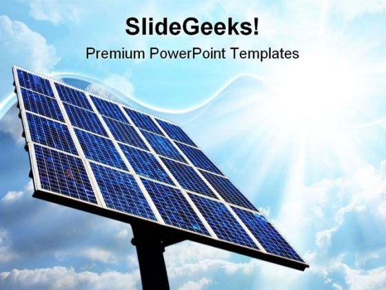 Solar Power Panel Technology PowerPoint Themes And PowerPoint Slides 0811 Solar Power Panel Technology PowerPoint Themes And PowerPoint Slides 0811
