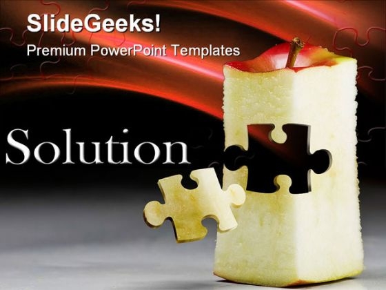 Solution Puzzle Business PowerPoint Templates And PowerPoint Backgrounds 0411 Solution Puzzle Business PowerPoint Templates And PowerPoint Backgrounds 0411