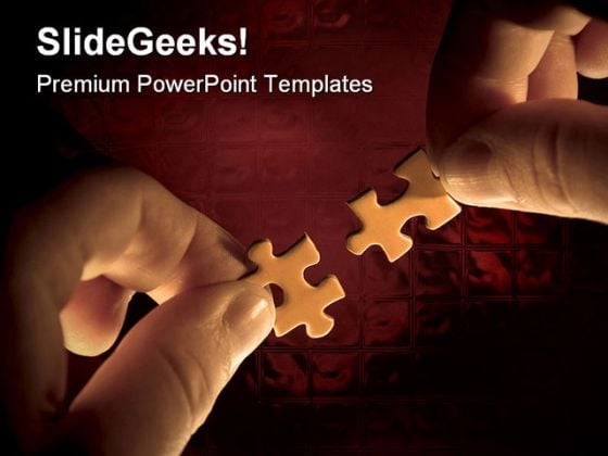 Solution Puzzle People PowerPoint Template 0810 Solution Puzzle People PowerPoint Template 0810