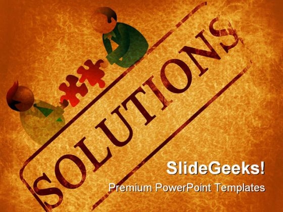 Solutions Background PowerPoint Templates And PowerPoint Backgrounds 0811 Solutions Background PowerPoint Templates And PowerPoint Backgrounds 0811