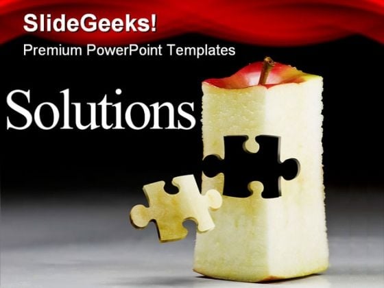 Solutions Business PowerPoint Template 0810 Solutions Business PowerPoint Template 0810
