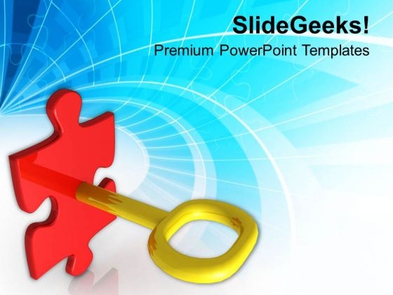 Solve The Problem With Answer Key PowerPoint Templates Ppt Backgrounds For Slides 0513