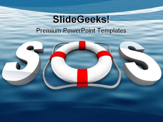 Sos Security Metaphor PowerPoint Background And Template 1210 Sos Security Metaphor PowerPoint Background And Template 1210