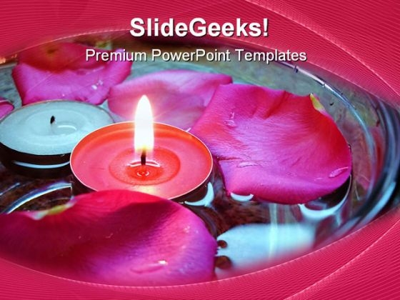 Spa Candles Beauty PowerPoint Themes And PowerPoint Slides 0311