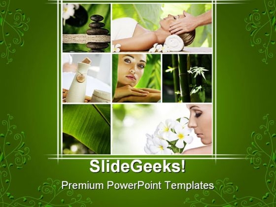 Spa Collage Health PowerPoint Themes And PowerPoint Slides 0411