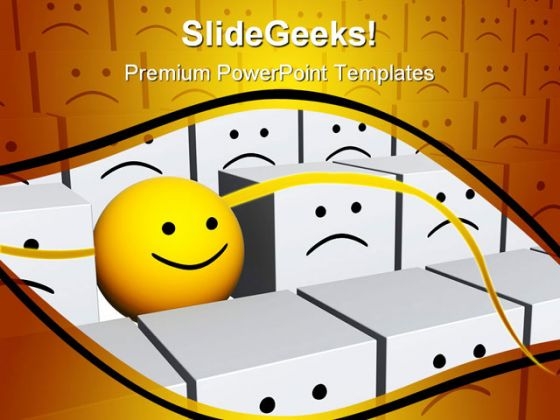 Sphere With Smile Leadership PowerPoint Themes And PowerPoint Slides 0511 Sphere With Smile Leadership PowerPoint Themes And PowerPoint Slides 0511
