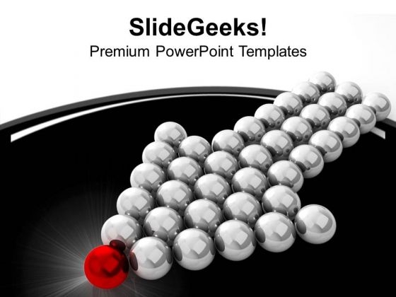 Spheres In Form Of Arrows Leadership PowerPoint Templates Ppt Backgrounds For Slides 0213 Spheres In Form Of Arrows Leadership PowerPoint Templates Ppt Backgrounds For Slides 0213