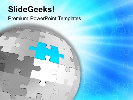 Spherical Jigsaw Puzzle Global Concept PowerPoint Templates Ppt Backgrounds For Slides 0413 Spherical Jigsaw Puzzle Global Concept PowerPoint Templates Ppt Backgrounds For Slides 0413