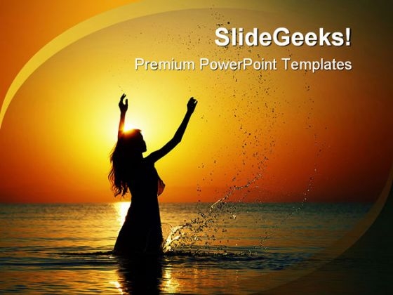 Splashing Water In The Rays Beauty PowerPoint Templates And PowerPoint Backgrounds 0211 Splashing Water In The Rays Beauty PowerPoint Templates And PowerPoint Backgrounds 0211