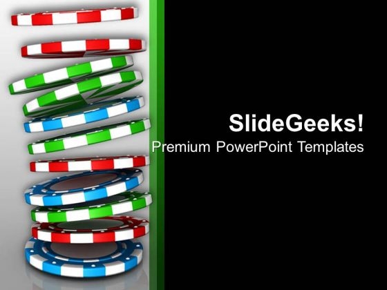 Stack Of Colorful Poker Chips Gambling PowerPoint Templates Ppt Backgrounds For Slides 0313 Stack Of Colorful Poker Chips Gambling PowerPoint Templates Ppt Backgrounds For Slides 0313