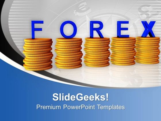 Stacks Of Coins With The Word Forex PowerPoint Templates Ppt Backgrounds For Slides 0213 Stacks Of Coins With The Word Forex PowerPoint Templates Ppt Backgrounds For Slides 0213