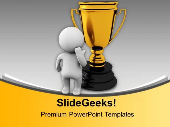 Stand For Winning Position PowerPoint Templates Ppt Backgrounds For Slides 0813 Stand For Winning Position PowerPoint Templates Ppt Backgrounds For Slides 0813