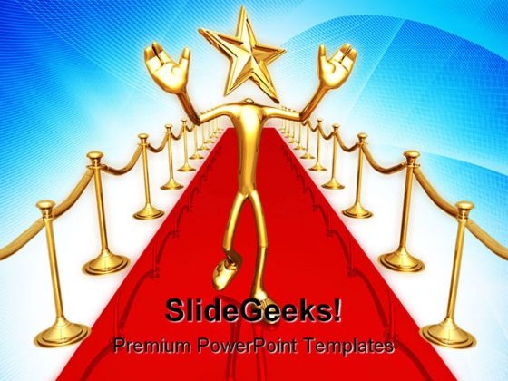 Star Of The Red Carpet Success PowerPoint Templates And PowerPoint Backgrounds 0311 Star Of The Red Carpet Success PowerPoint Templates And PowerPoint Backgrounds 0311