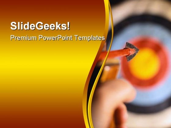 Steady Aim Success PowerPoint Themes And PowerPoint Slides 0611 Steady Aim Success PowerPoint Themes And PowerPoint Slides 0611