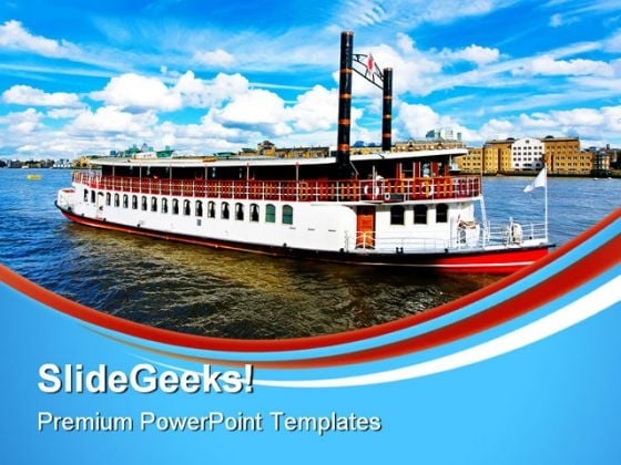 Steam Boat Beach PowerPoint Templates And PowerPoint Backgrounds 0611 Steam Boat Beach PowerPoint Templates And PowerPoint Backgrounds 0611