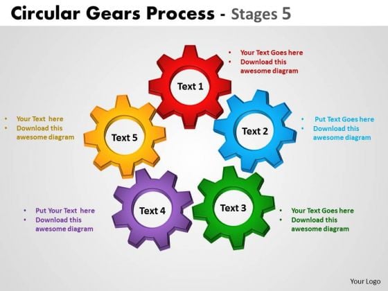 Strategic Management Circular Gears Process Stages 5 Business Diagram Strategic Management Circular Gears Process Stages 5 Business Diagram