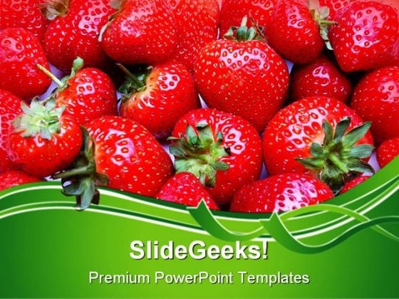 Strawberries01 Food PowerPoint Templates And PowerPoint Backgrounds 0211 Strawberries01 Food PowerPoint Templates And PowerPoint Backgrounds 0211