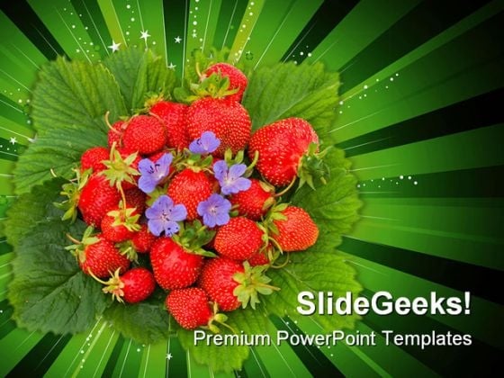 strawberries_food_powerpoint_template_0810_title